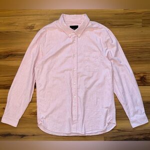 Rails Perry Pink Oxford Button Down Shirt Men’s Large Preppy Casual Coastal